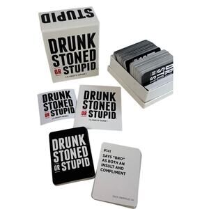 Drunk Stoned or Stupid Adult Party Card Game NSFW Funny Group Game Complete